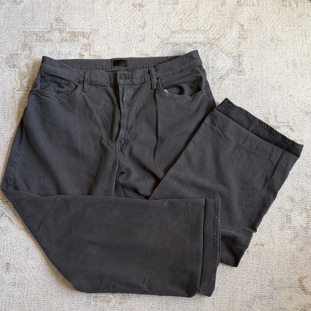 MOTHER Charcoal Denim Pants